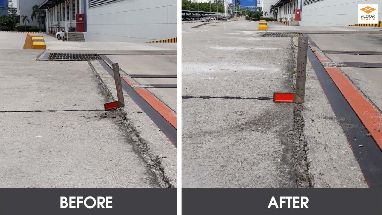 ซ่อมถนนทรุดด้วยการฉีด PU Foam