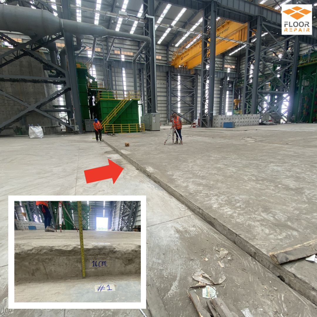 ฉีดโฟมซ่อมพื้นทรุด-floorrepair1 ซ่อมพื้นโรงงานทรุด ชลบุรี