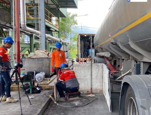 ยกพื้น ปรับระดับพื้นที่ทรุดตัว บริเวณลานจ่ายคลังน้ำมัน